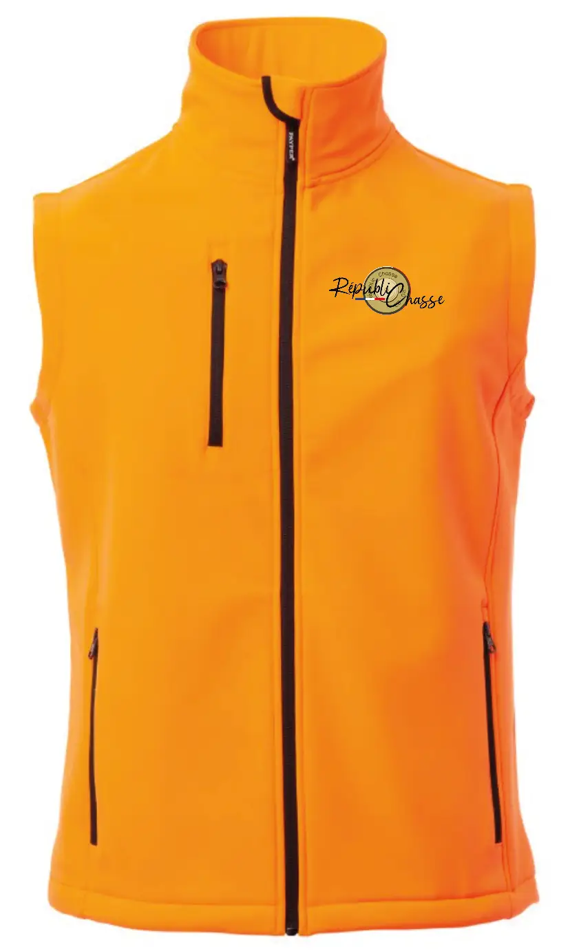 Gilet softshell orange – Image 2