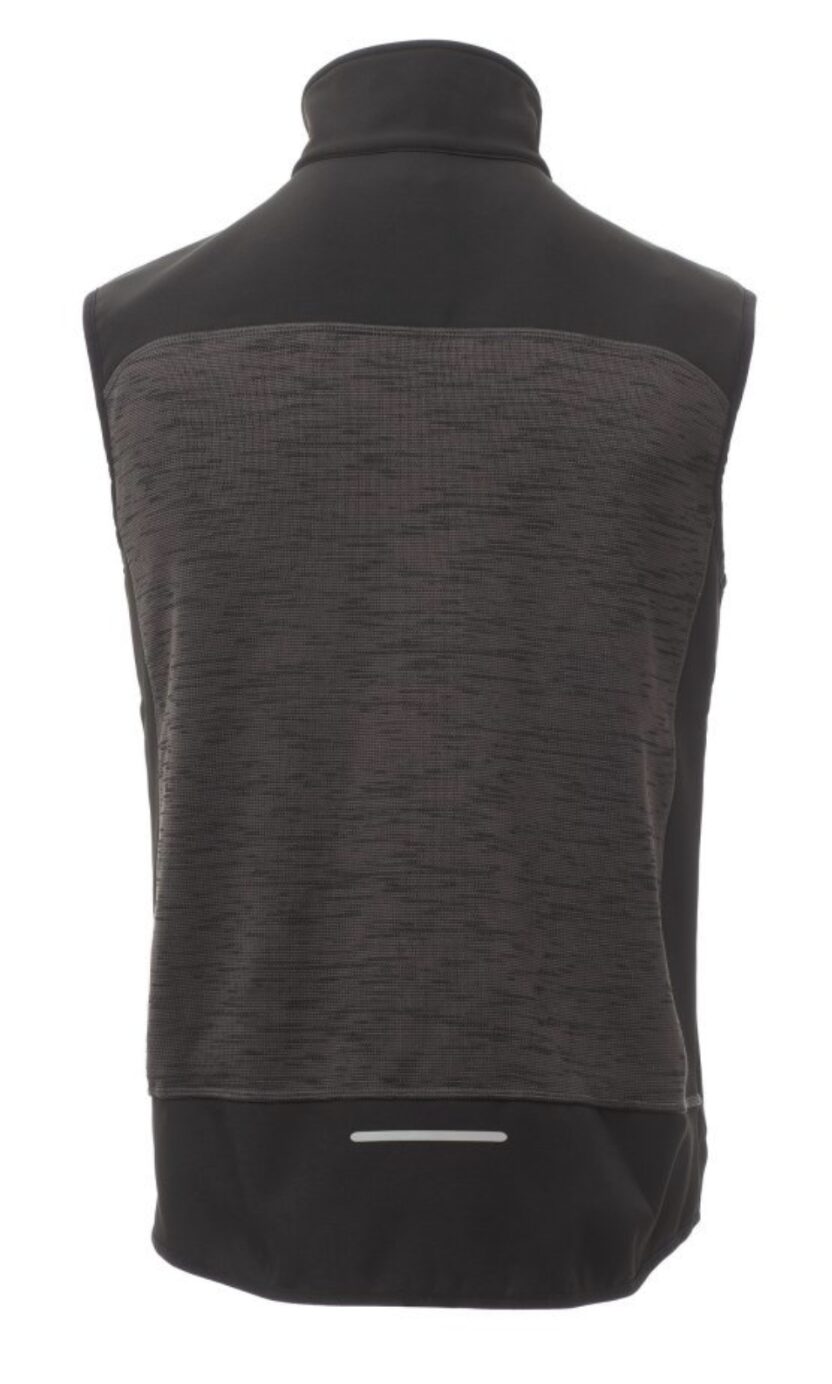 Gilet softshell tissé noir - broderie – Image 3