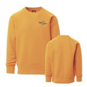 Sweat orange - Broderie