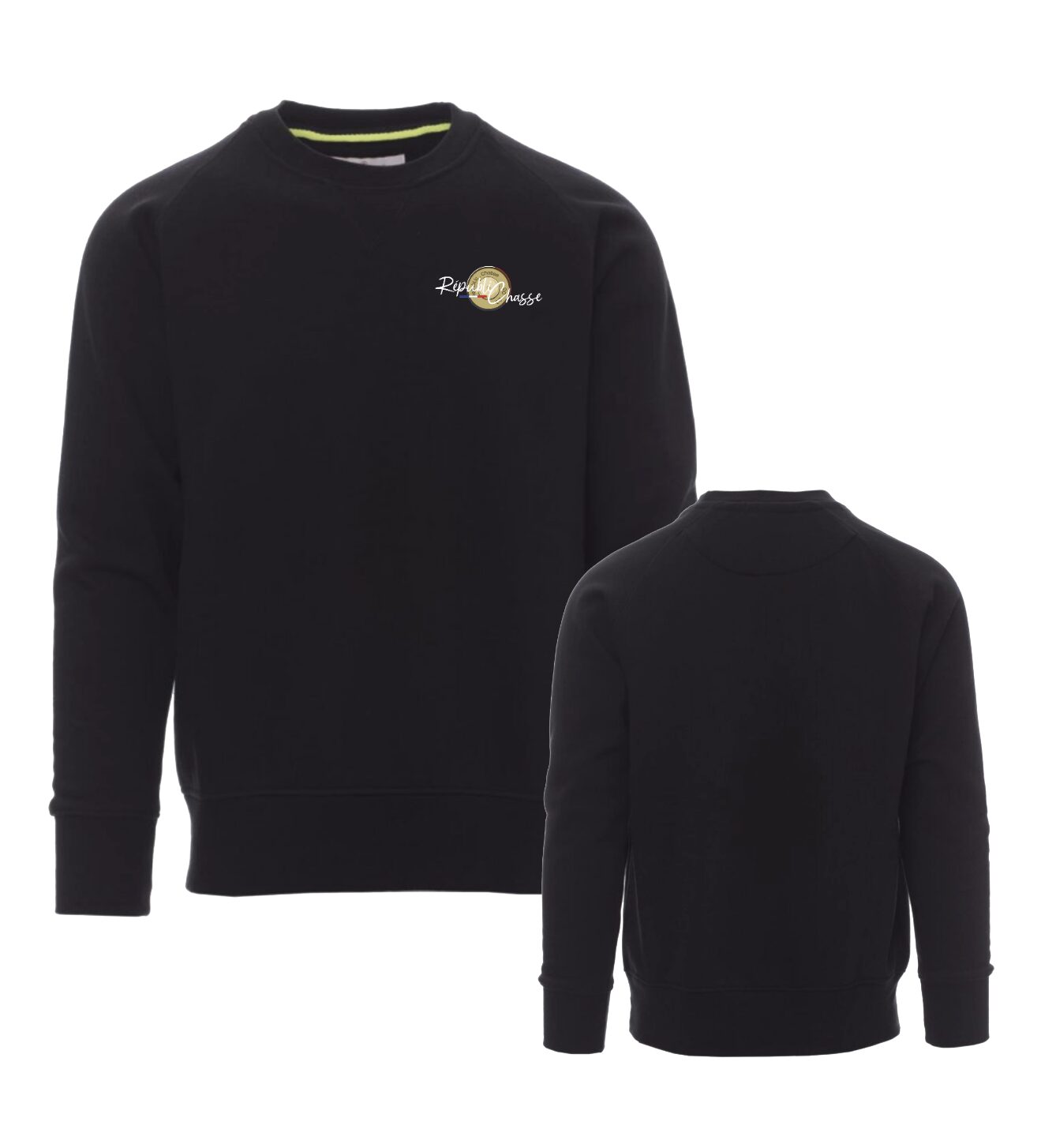 Sweat noir - Broderie