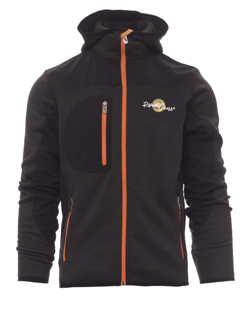 Veste softshell tissée noire - broderie – Image 2