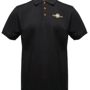 Polo bouton orange – BRODERIE